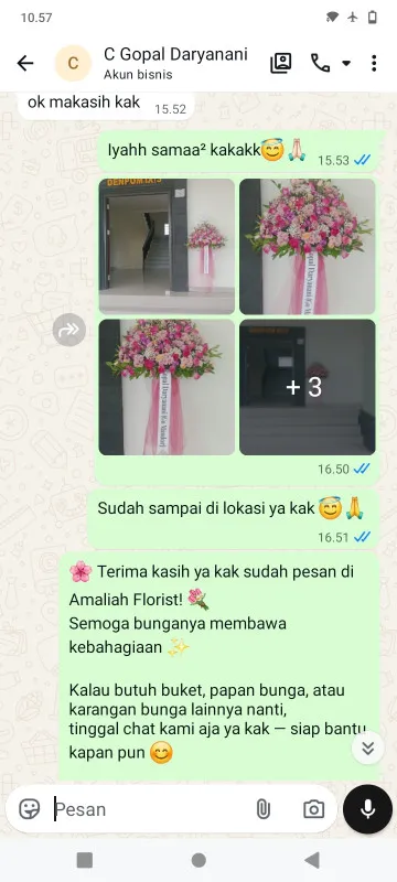 Pengiriman Karangan Bunga Jodipan Blimbing